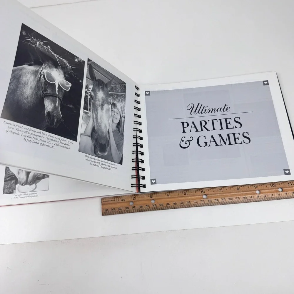 Vtg 2001 Ultimate Guide to Pampering your Horse Hardcover Spiral‎ Bound READ